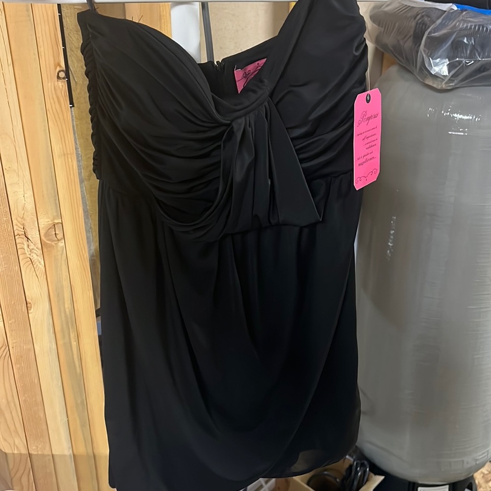 Strapless black dress! NWT